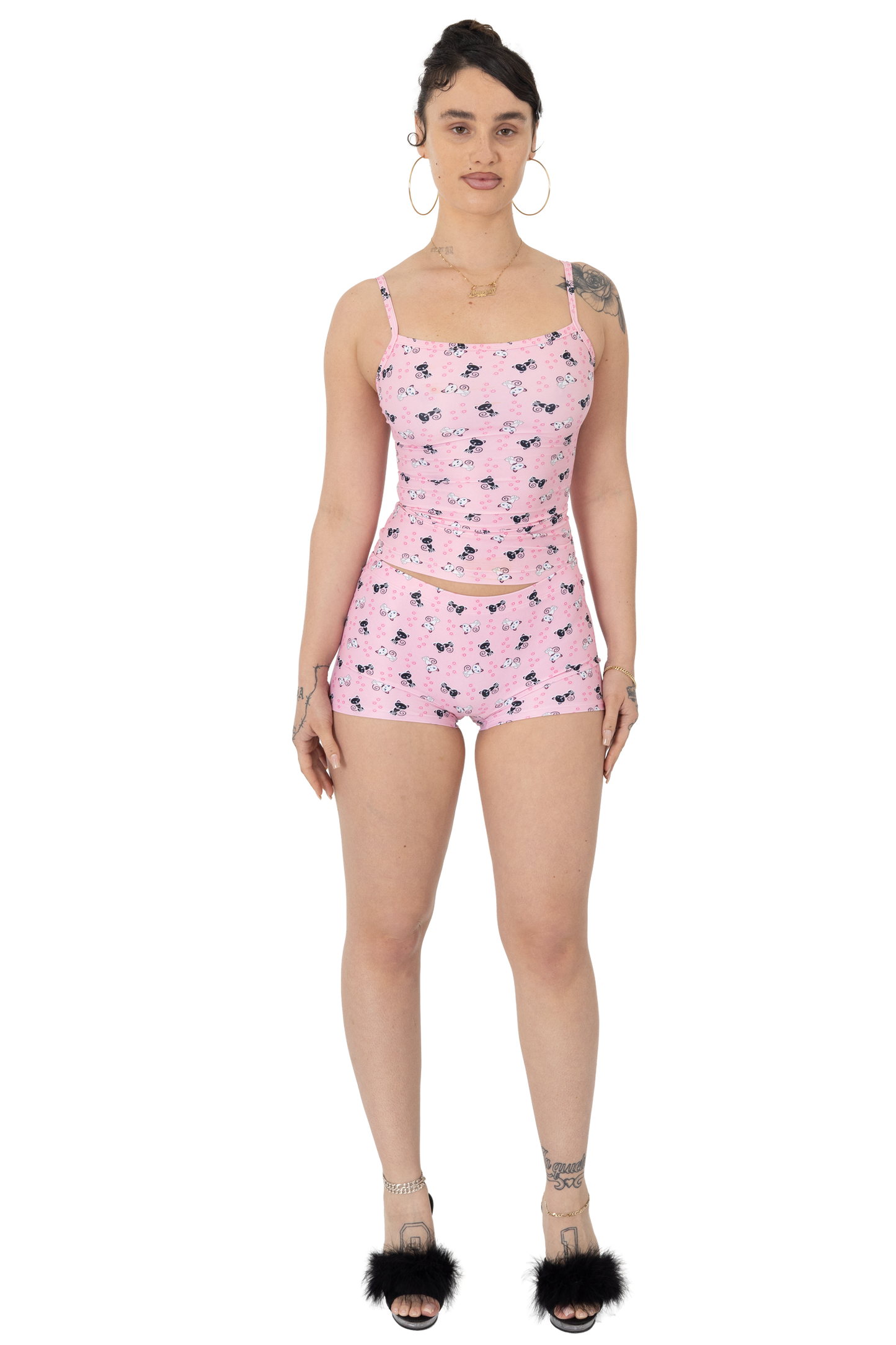 The Muse Camisol Pink City Kitty