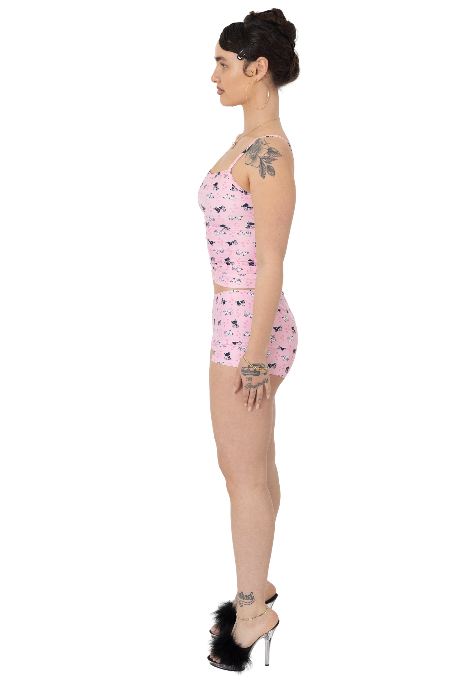 Hottie Shorts in Pink CIty Kitty